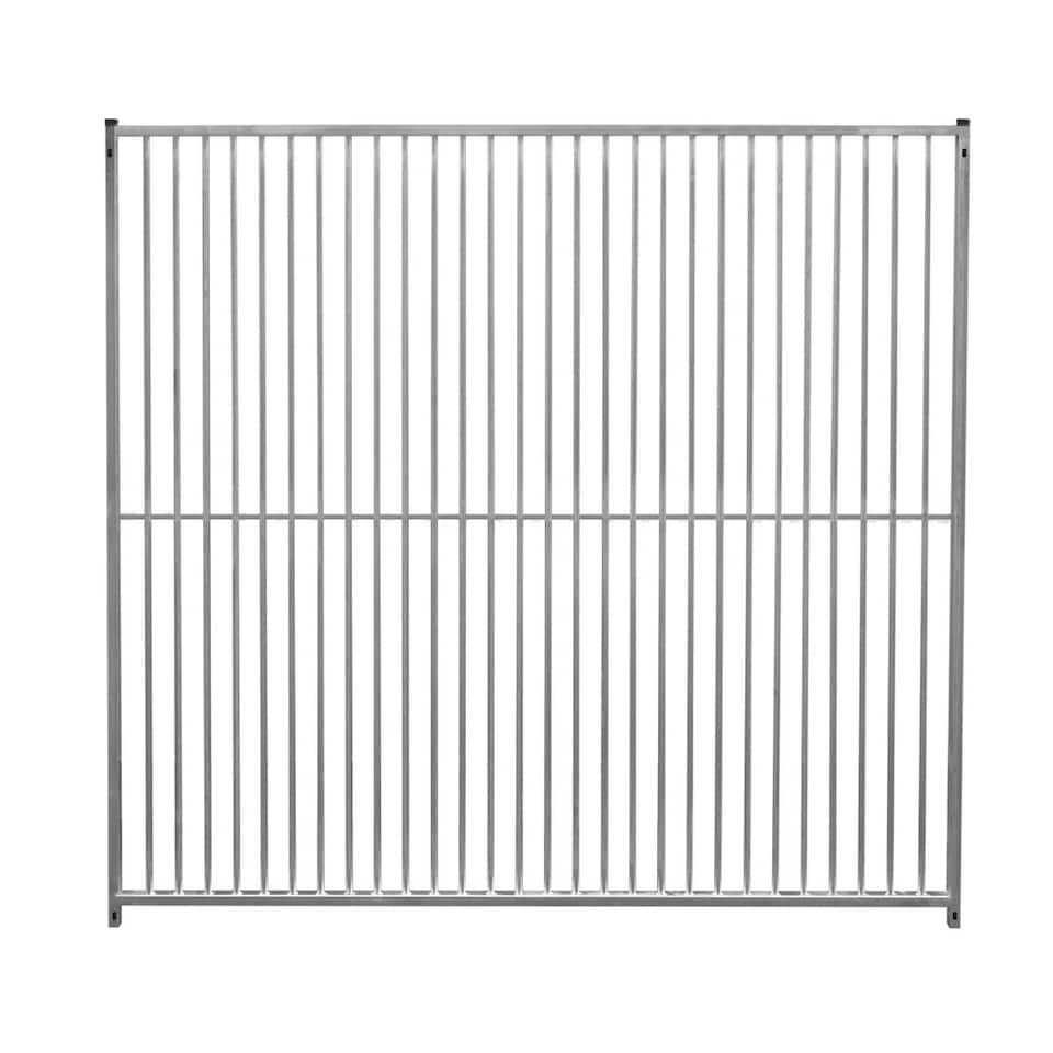 image 1 of 2m Dog Run Panel – 5cm Bar Spacing Silver
