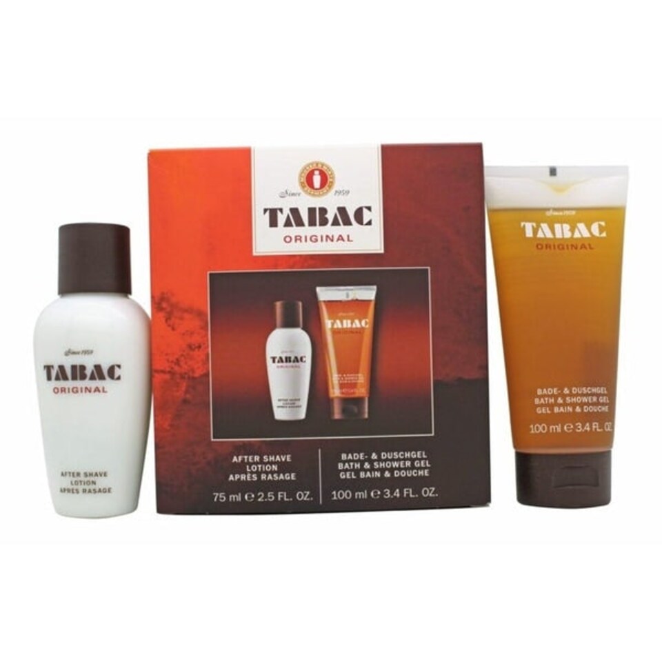 image 1 of Mäurer & Wirtz Tabac Original Gift Set 75ml Aftershave Lotion + 100ml Shower Gel