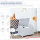 image 10 of HOMCOM Wooden Kids Toy Box Children Storage Organizer Chest Safety Hinge Pink | 60cm x 40cm x 48cm