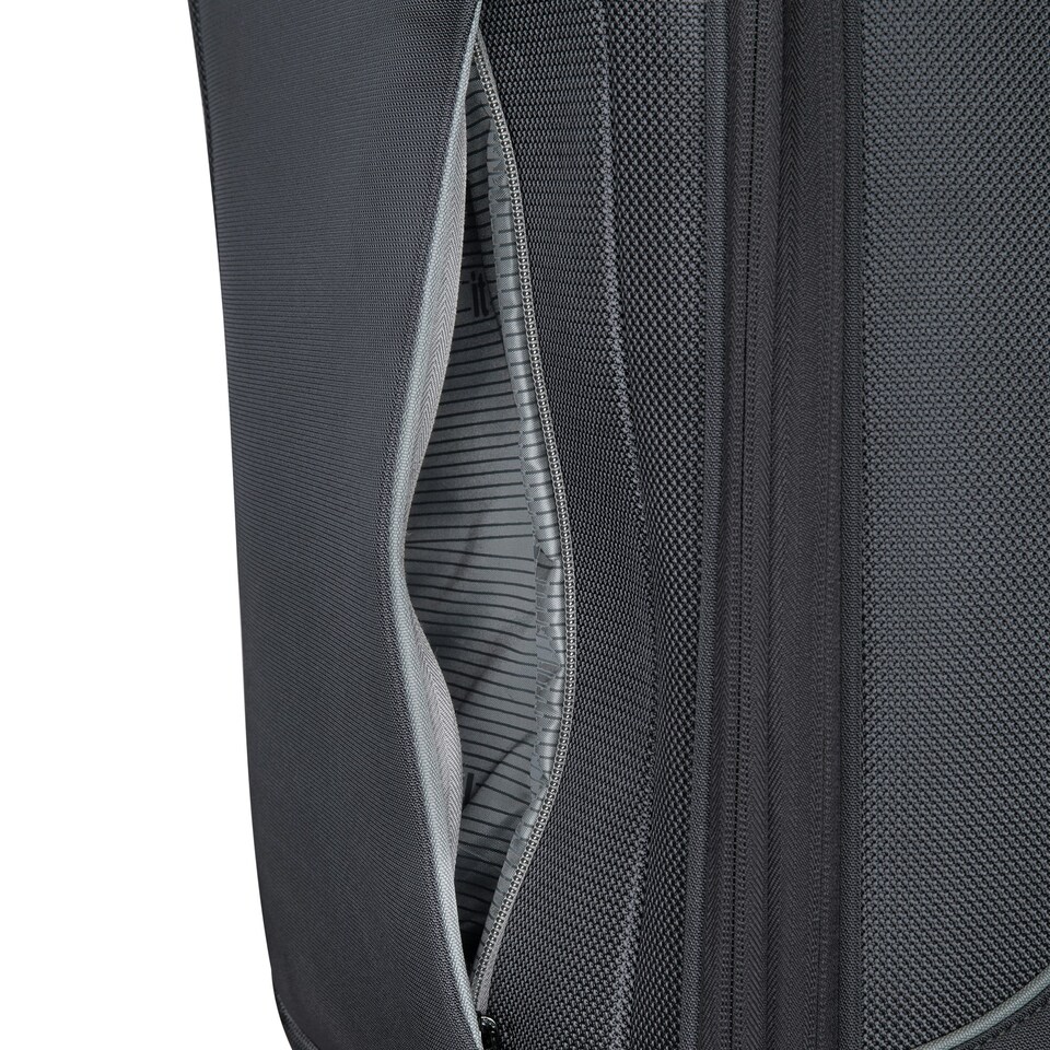 image 1 of IT Luggage Teleported Warm Charcoal Expandable Medium Suitcase with TSA Lock Grey | Medium