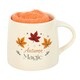 image 2 of Something Different Autumn Magic Mug and Sock Set - Off White/Orange - One Size