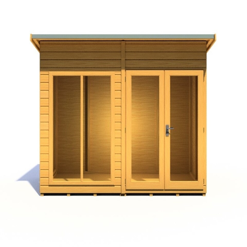 image 1 of Lela 8x4 Summerhouse - L162.1 x W252.4 x H229.9 cm Brown