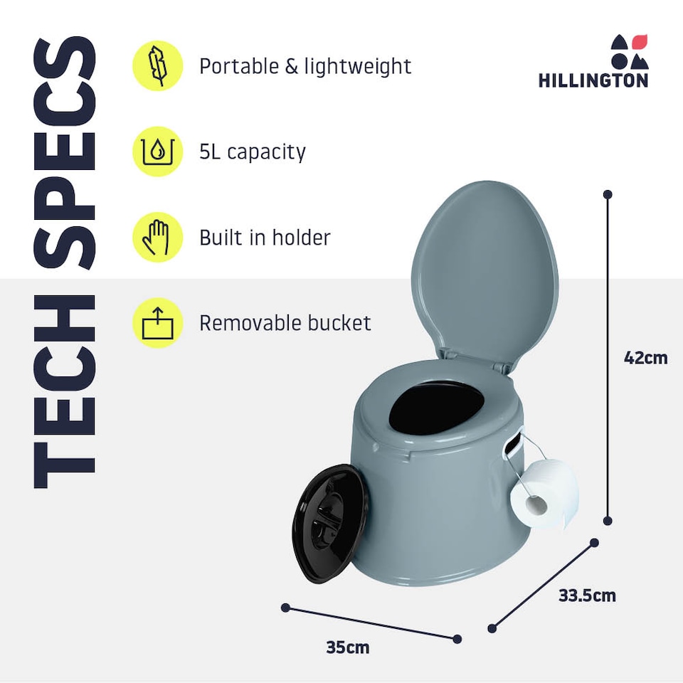 image 1 of Portable Camping Toilet