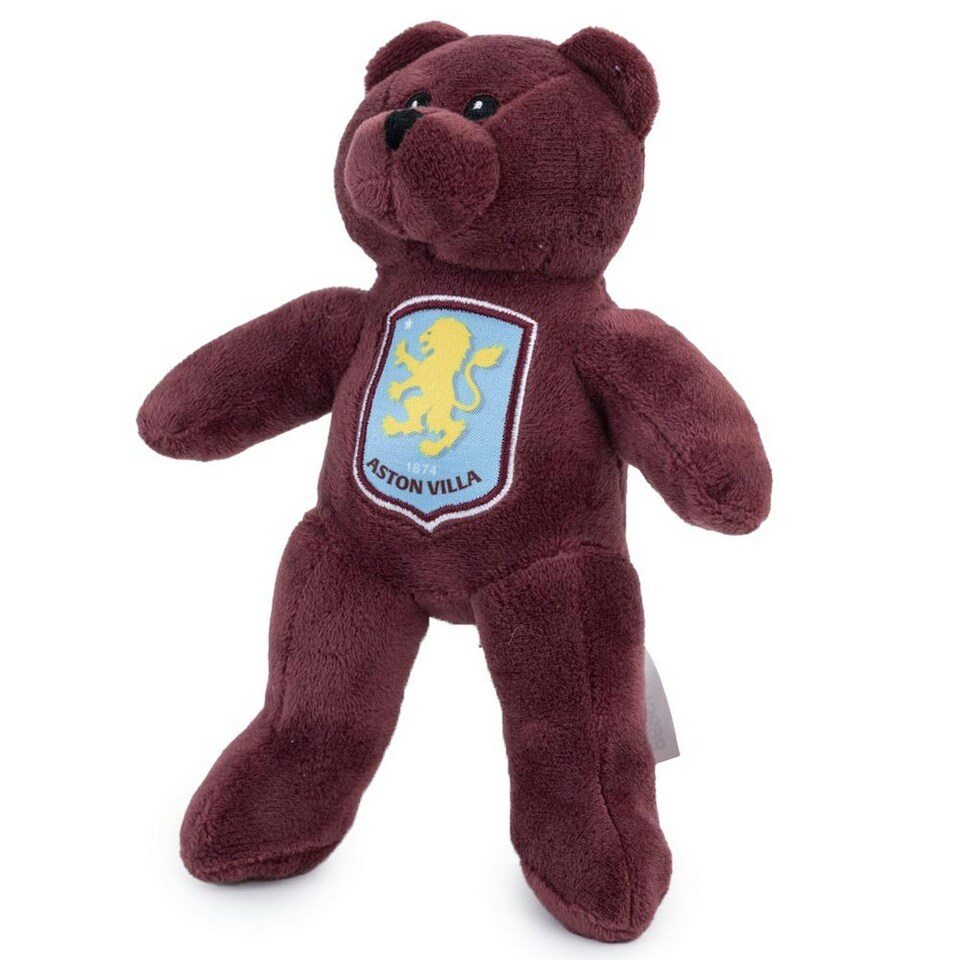 image 1 of Aston Villa FC Mini Bear Plush Toy - Claret - One Size