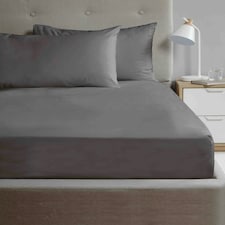 So Soft Microfibre Housewife Pillowcase Pair Grey | Charcoal