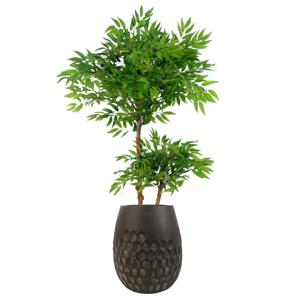 image 1 of 32cm x 27cm Honeycomb Planter Composite Plant Pot