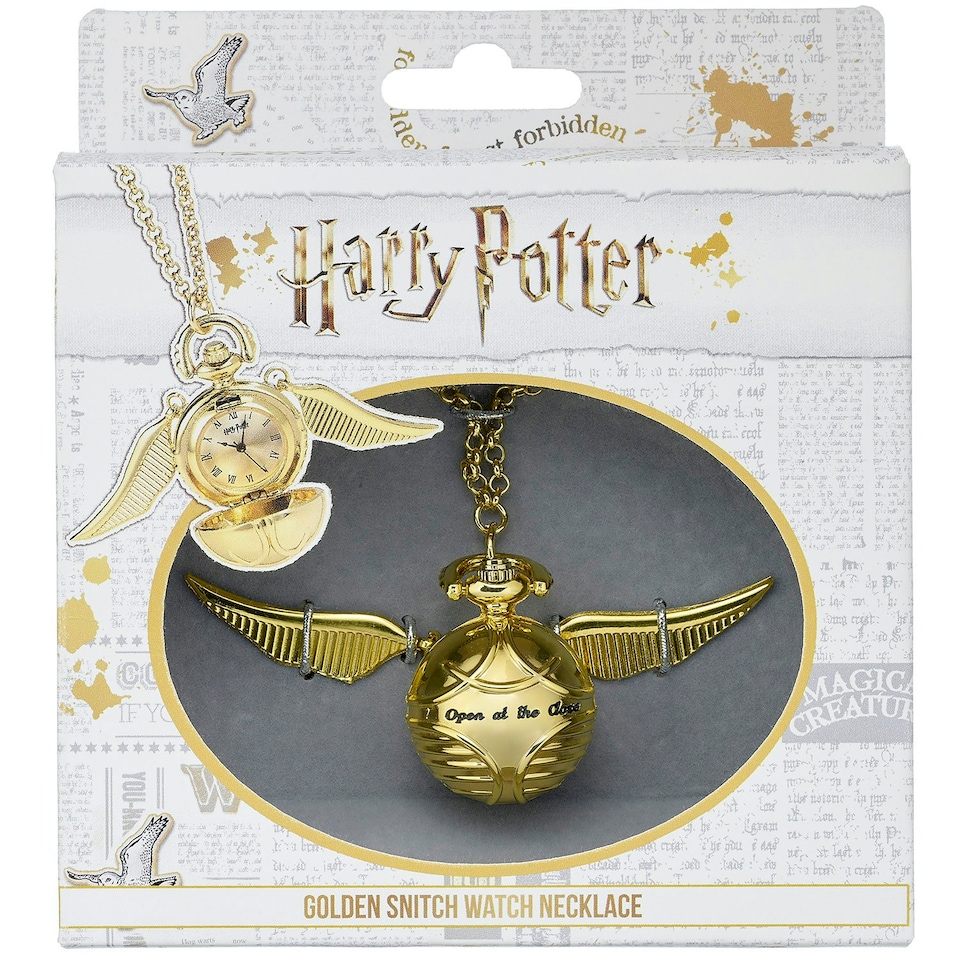 image 1 of Golden Snitch Watch Necklace- WNTP004