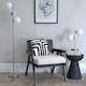 image 1 of ValueLights Jas Opal White Frosted Glass Globe Shades 3 Way Silver Chrome Floor Lamp