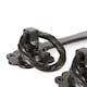 image 2 of Hammer & Tongs Rose Ring Gate Latch - W195mm - Black