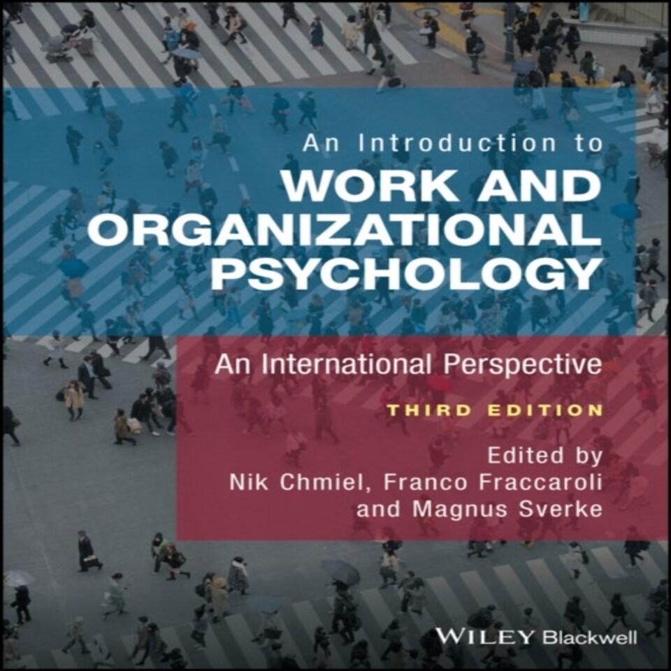 An Introduction To Work And Organizational Psychology