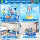 image 3 of 2 in 1 Ocean World and Flower Garden Building Toys 136 PCS STEM Construction Set for Kids