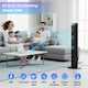 image 2 of PureMate 43-Inch Bladeless Tower Fan with Remote Control - Black
