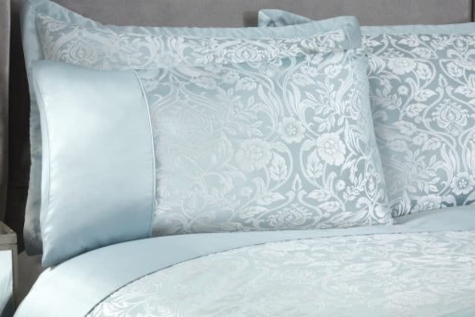 image 1 of Harrow Duvet Single Bed Duck Egg