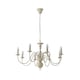 image 1 of ValueLights Gothica 8 Way Distressed Ceiling Light Chandelier & Bulbs | Gold