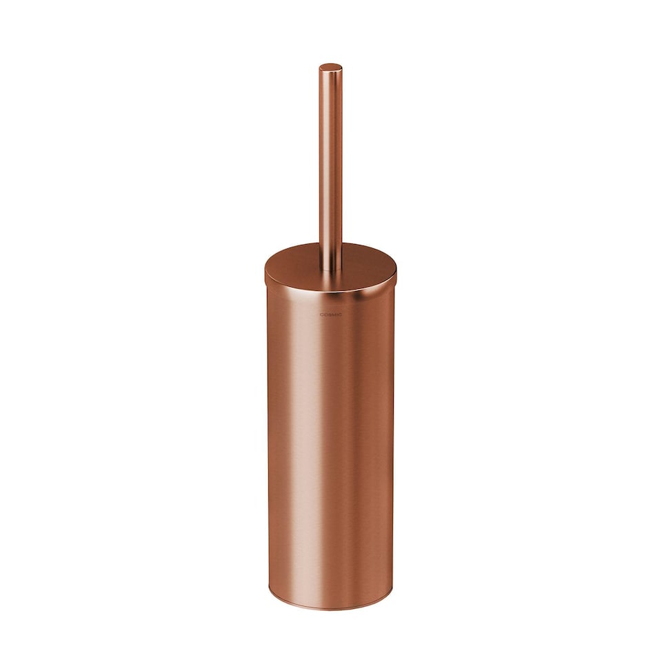 image 1 of COSMIC Toilet brush & holder, Brushed copper PVD, LOGIC Collection