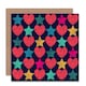 image 1 of Hearts Stars Multi Coloured Anniversary Valentines Day Card