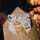 image 3 of Greeting Card Somali Cat Lover Pink Flower Rustic Pattern Birthday