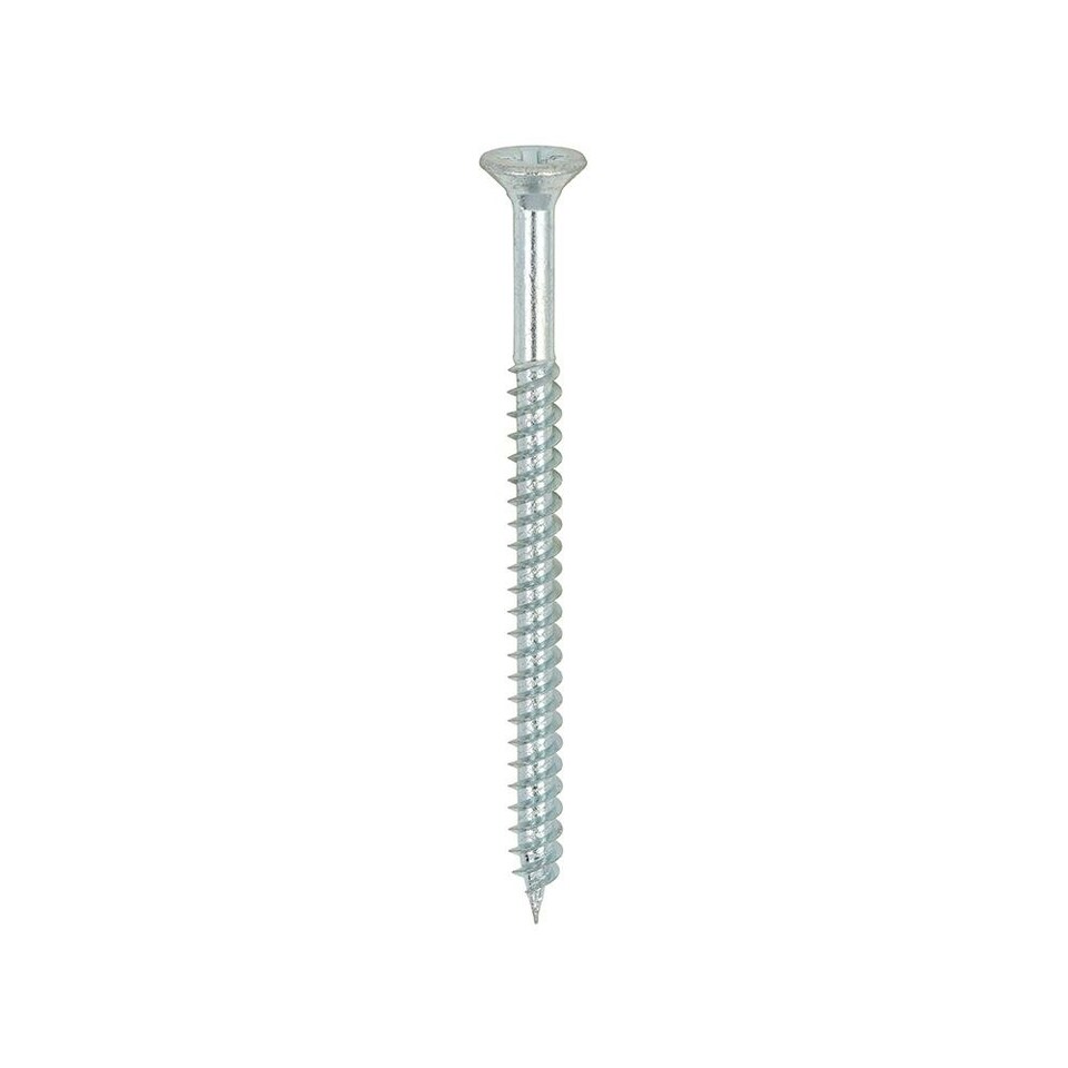 image 1 of Timco - Twin-Threaded Woodscrews - PZ - Double Countersunk - Zinc (Size 6 x 2 - 200 Pieces)