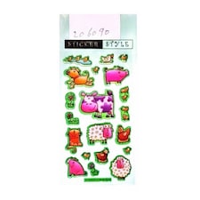 Paper Projects Domestic Animals Stickers - Multicoloured - One Size