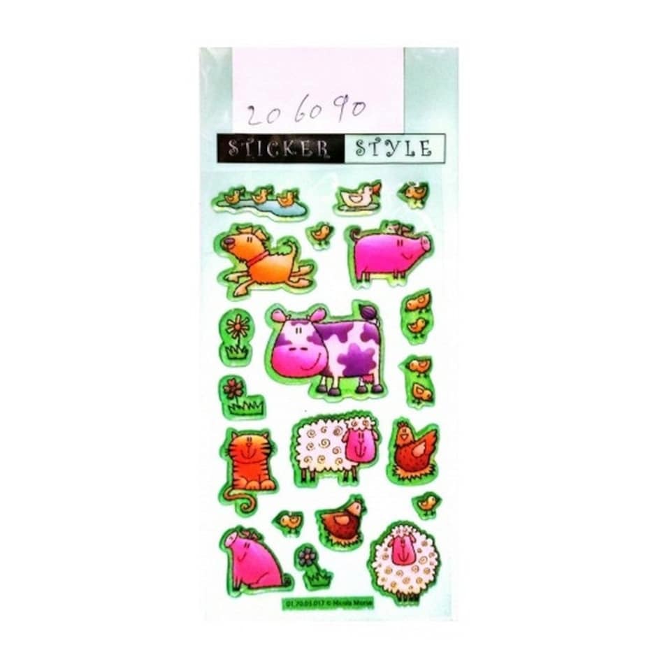 Paper Projects Domestic Animals Stickers - Multicoloured - One Size