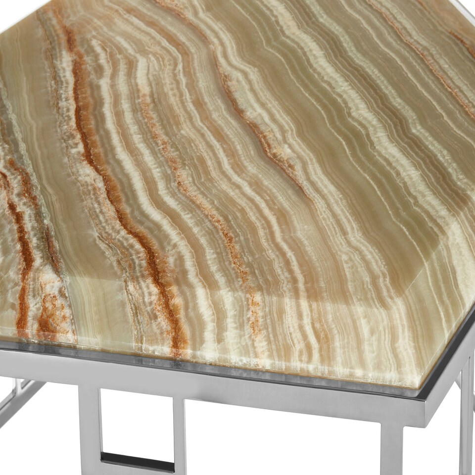 image 1 of Relic Hexagonal Coffee Table Cream
