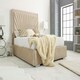 image 2 of Downtown Plush Superking Bed Frame - Beige