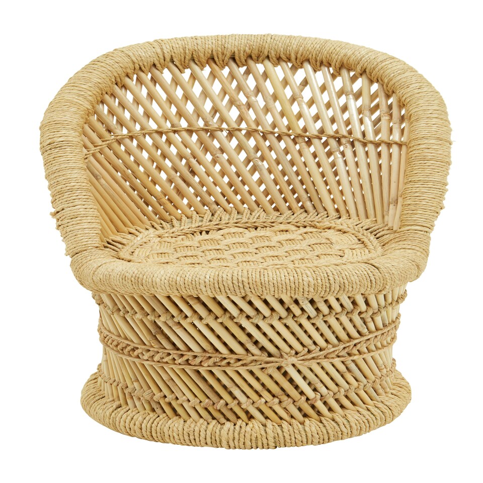 image 1 of Interiors by Premier Rowan Childrens Natural Chair And Stool