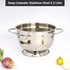 image 3 of Buckingham Premium Stainless Steel Deep Colander 5.2 Litre / 26 cm