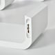 image 8 of HOMCOM U Shaped Shelf Set Floating Wall Mounted White Hanging 3pc Display