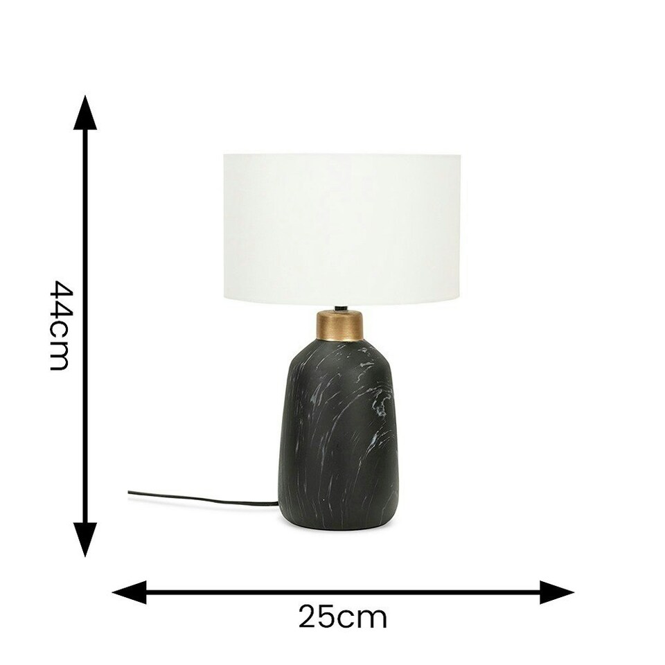 image 1 of ValueLights Selma Black Table Lamp