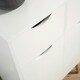 image 6 of Sideboard Storage Cabinet With Drawers Cupboard Solid Wood Legs White | 2 Door 2 Drawers