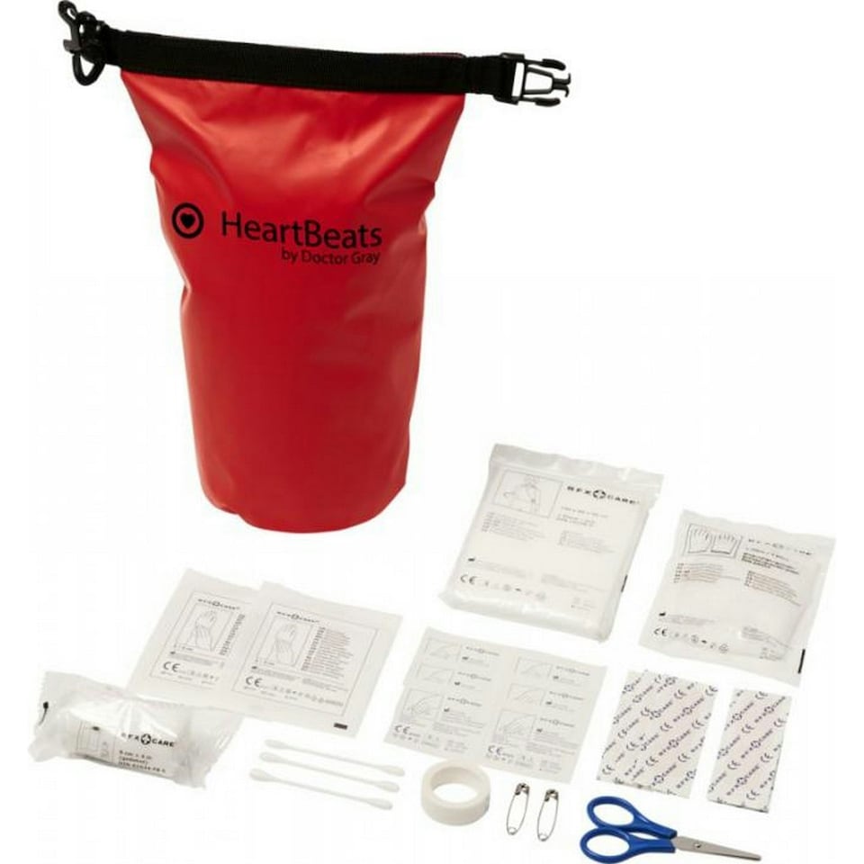 image 1 of Bullt Alexander 30 Piece First Aid Waterproof Bag - Red - One Size