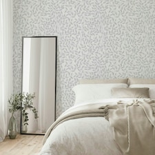 Superfresco Willow Leaf Duck Egg Wallpaper Blue | Duck Egg