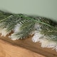 image 6 of 1.57m Plain Green Foliage Christmas Garland Decoration