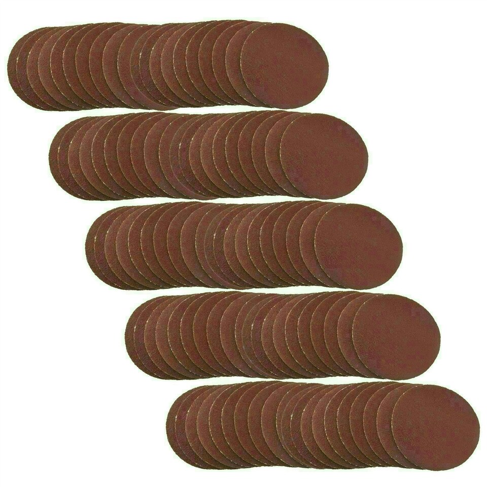 image 1 of 2" Air Angle Sander Grinder Polisher And 100 Pack Mixed Sanding Grit Hook/Loop Pads