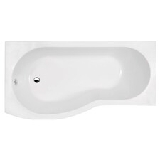 Balterley 1700 B shaped shower bath L/H