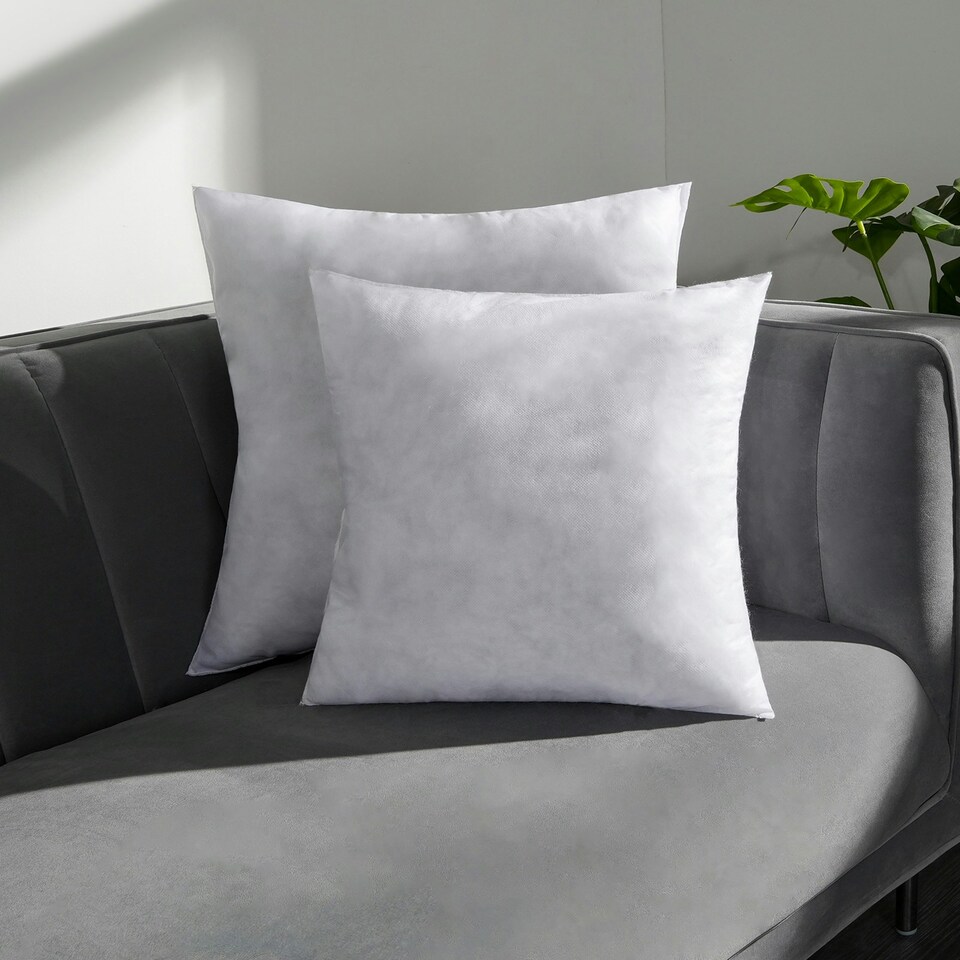 image 1 of OHS 4 x Cushion Fillers White Hollowfibre Inner Insert Pads White | 55 x 55cm