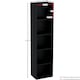 image 8 of Vida Designs Oxford 5 Tier Cube Bookcase Display Storage, Black