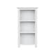 image 4 of Palma 3 Tier Bookcase Pure White White