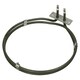 image 1 of SPARES2GO 2 Turn Heater Element compatible with Electrolux Fan Oven Cooker (1900w, 230V)