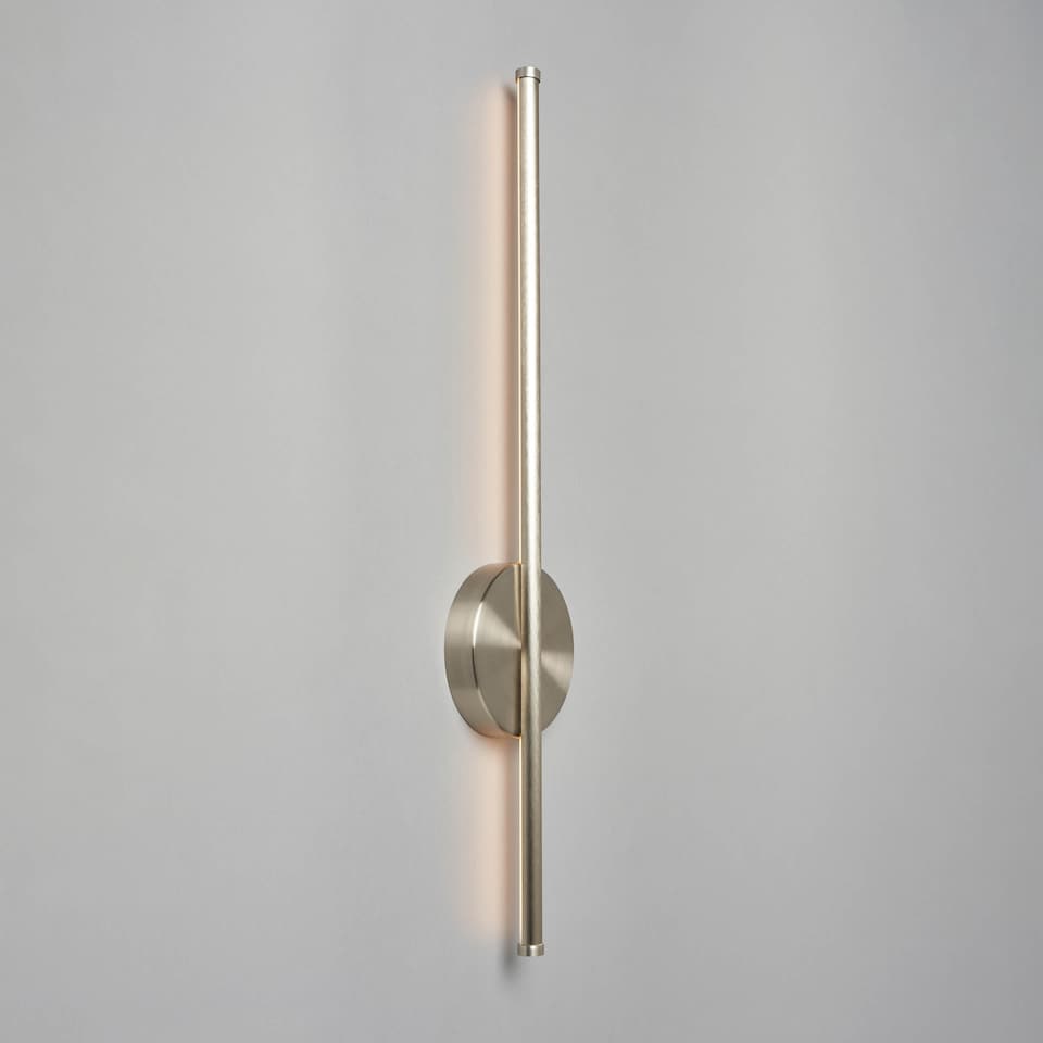 image 1 of BHS Rosanna Rechargeable Wall Light | Silver | Nickel | 1
