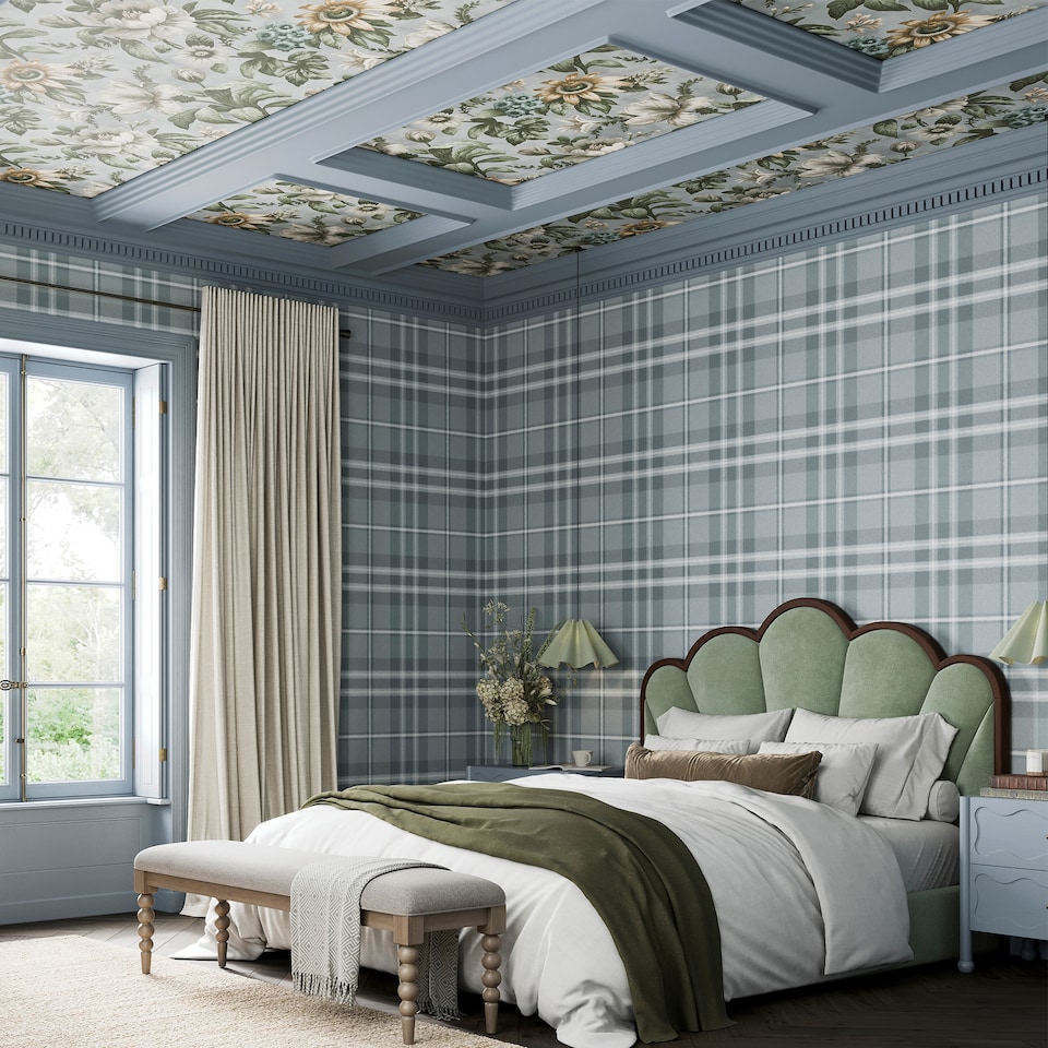 image 1 of Superfresco Easy Eildon Weave Breeze Wallpaper