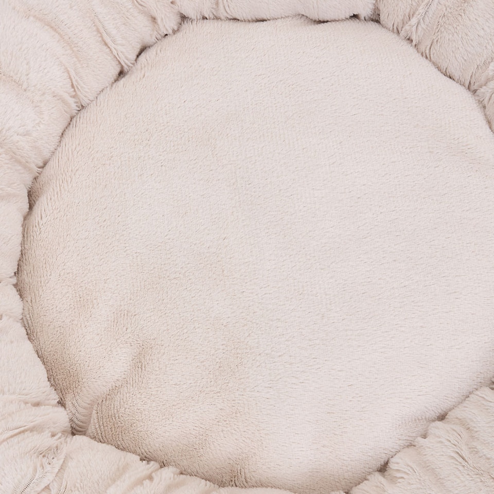 image 1 of Living and Home Pet Round Bolstered Bed for Cats & Dogs | Bronze | One Size