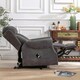 image 8 of Halton Electric Fabric Heavy Duty Single Motor Rise Recliner Lift Mobility Chair (Charcoal)