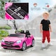image 7 of AIYAPLAY Benz 12V Kids Electric Ride On Car w/ Remote Control, Music, Pink