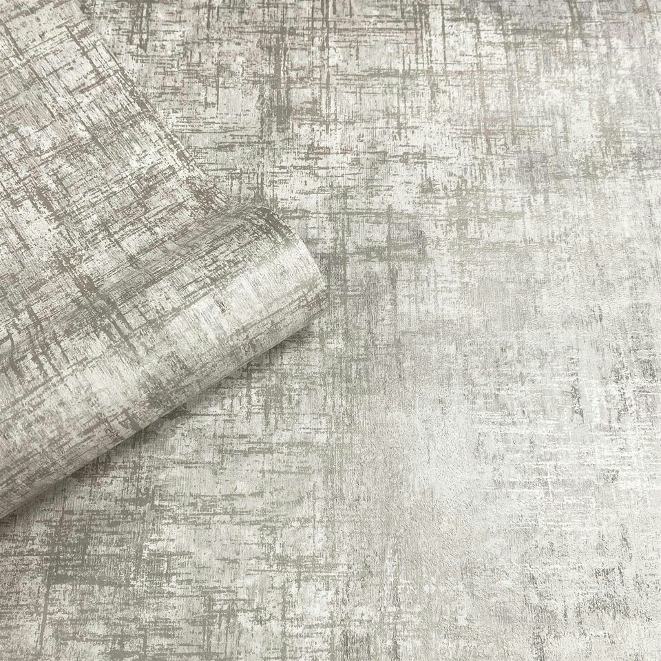 image 1 of Etta Texture Beige Wallpaper Grey