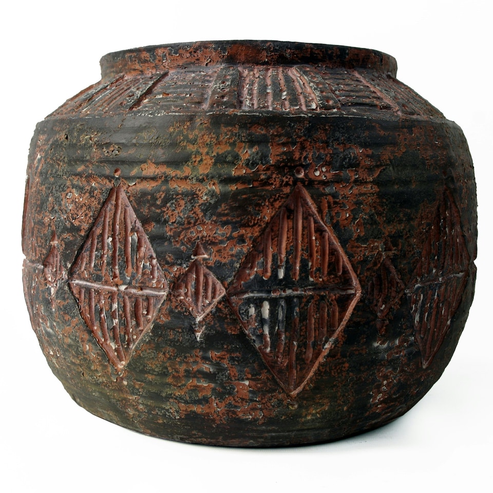 image 1 of 27cm x 36cm Aztec Diamond Large Planter