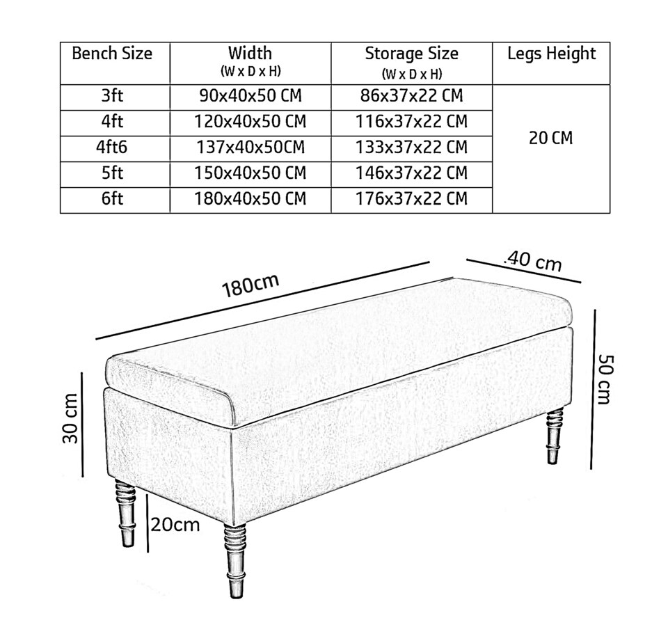 image 1 of Paris Plain 180cm Ottoman Storage Bench - Plush Velvet Shoe Bench - White Upholstery Footstool with Storage