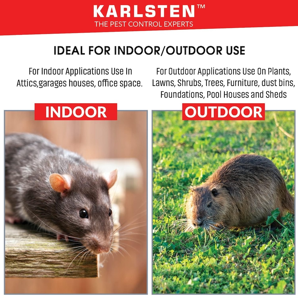 image 1 of Karlsten Rat Off Mice & Rodent Barrier Granules - Peppermint Scented Pellets - Natural Aroma for Fresh, Clean Spaces - 650g