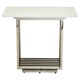image 4 of Interiors by Premier White Marble Console Table Silver